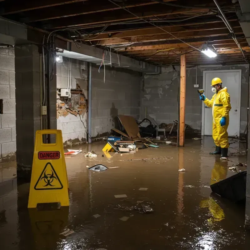 Flooded Basement Electrical Hazard in Kerhonkson, NY Property